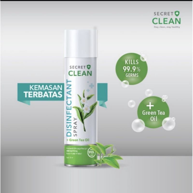 Jual disinfectant spray secret clean 250ml | Shopee Indonesia