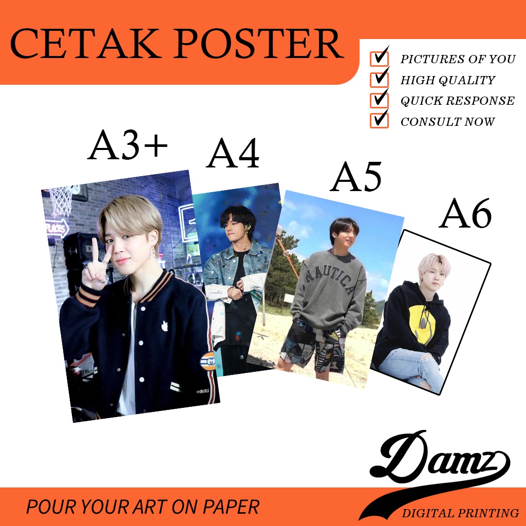 Jual CETAK POSTER MURAH GAMBAR BEBAS | Shopee Indonesia