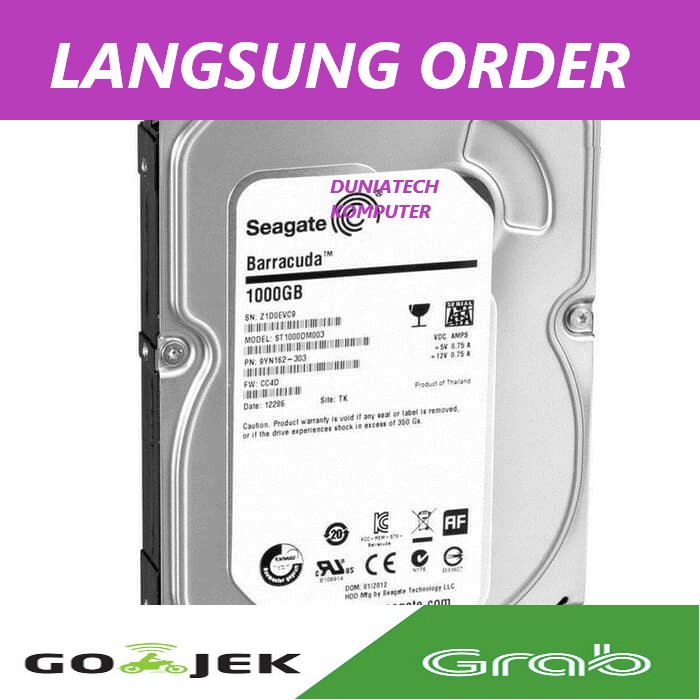 Jual Hdd Internal Seagate Barracuda Tb For Pc Harddisk Inch Shopee Indonesia