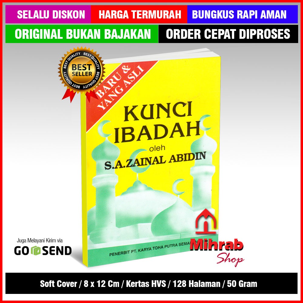 Jual Kunci Ibadah Oleh Sa Zainal Abidin Ukuran Saku Shopee Indonesia