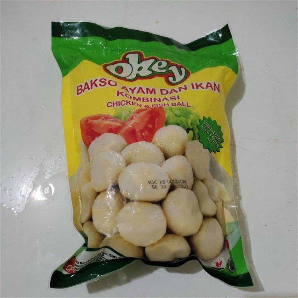 Jual Bakso Ayam 500 Gr Okey Bakso Ayam Dan Ikan Okey Shopee Indonesia