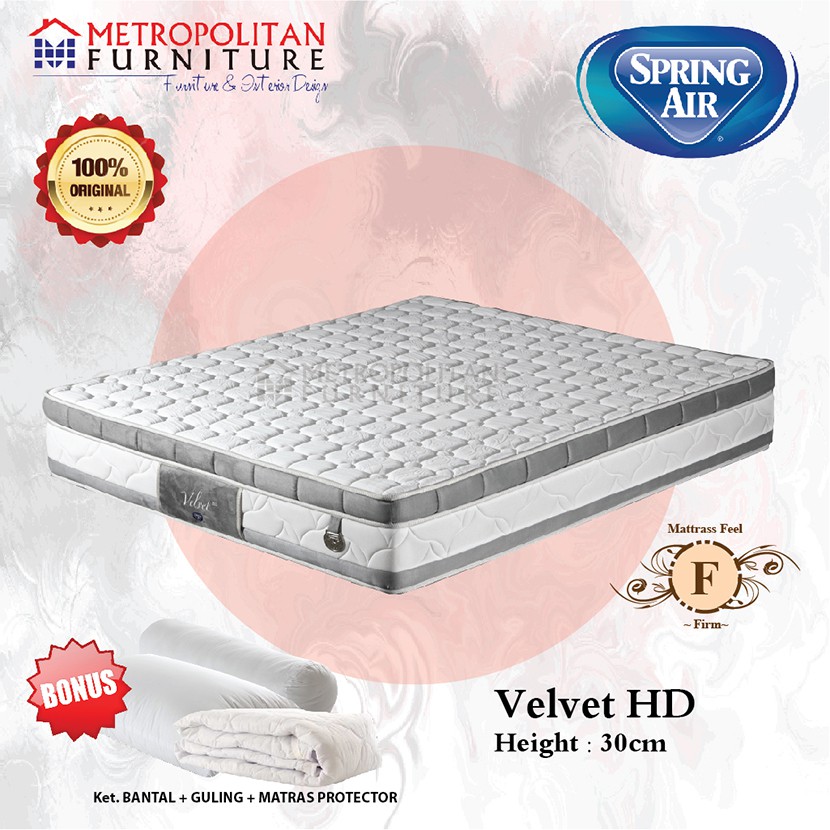 Jual Kasur Springbed Spring Air Velvet HD / Spring bed Matras | Shopee ...