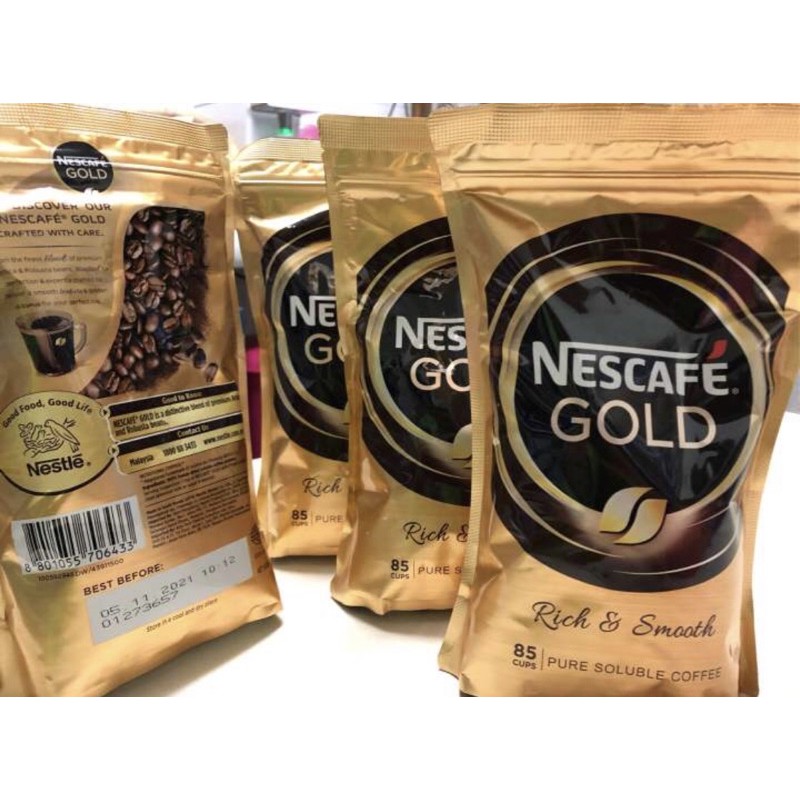 Jual Nescafe Gold Rich And Smooth Refill 170gr | Shopee Indonesia