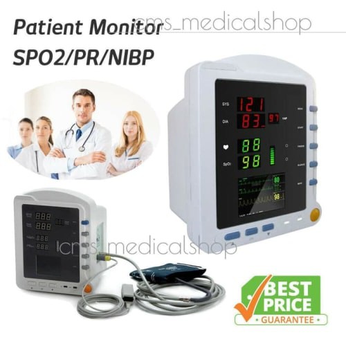 Jual Promo CONTEC Portable LCD Multiparameter Vital Signs ICU Patient ...