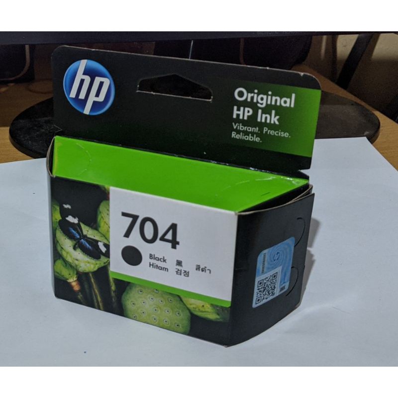 Jual Tinta hp 704 black catridge FOR Printer HP Deskjet Ink Advantage