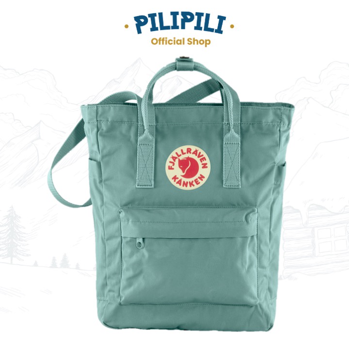Jual Fjallraven Kanken Totepack Frost Green Shopee Indonesia