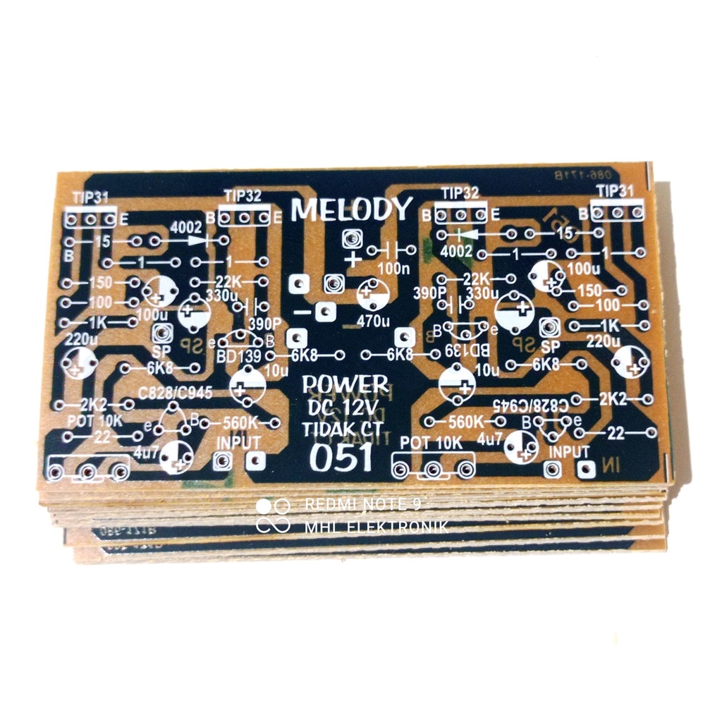 Jual Pcb Power Amplifier Stereo Watt Final Tip Dan Tip Non Ct