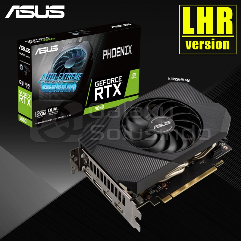 Jual ASUS GeForce PHOENIX RTX 3060 12GB GDDR6 - Ampere VGA RTX3060 DDR6 ...