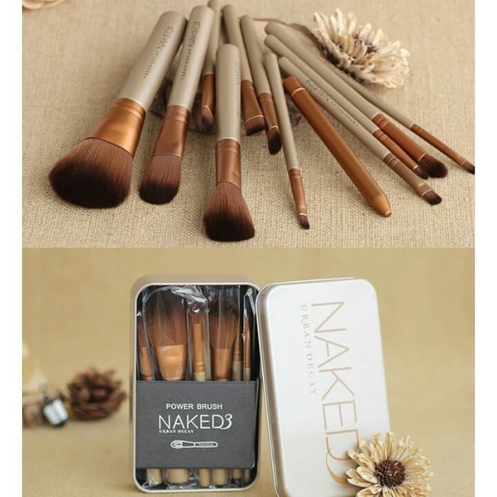 Jual Wsh Isi Kuas Make Up Brush Naked Naked Brush Set