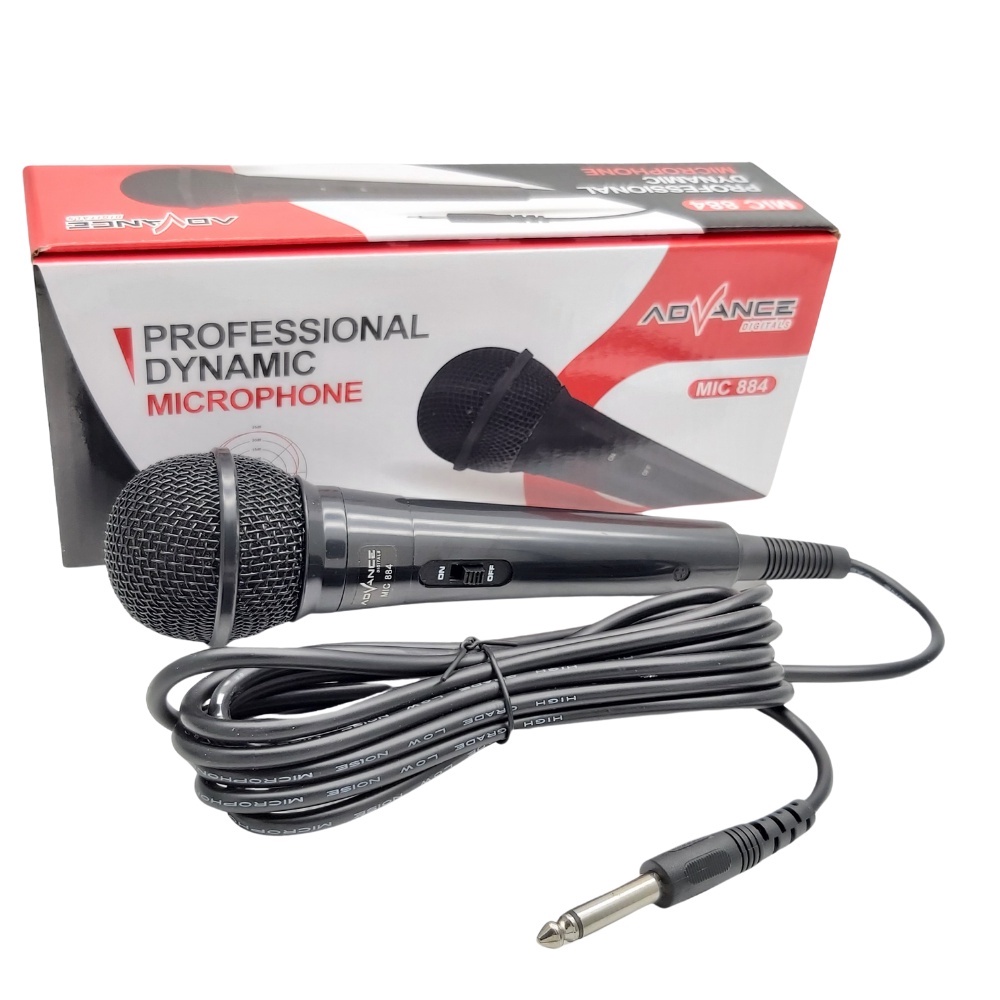 Microphone Advance Mic 884 Mic Kabel Karaoke