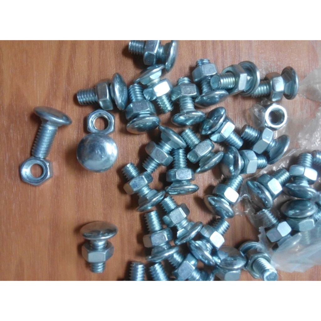 Jual Baut Mur Galvanized M8 Untuk Tray | Shopee Indonesia