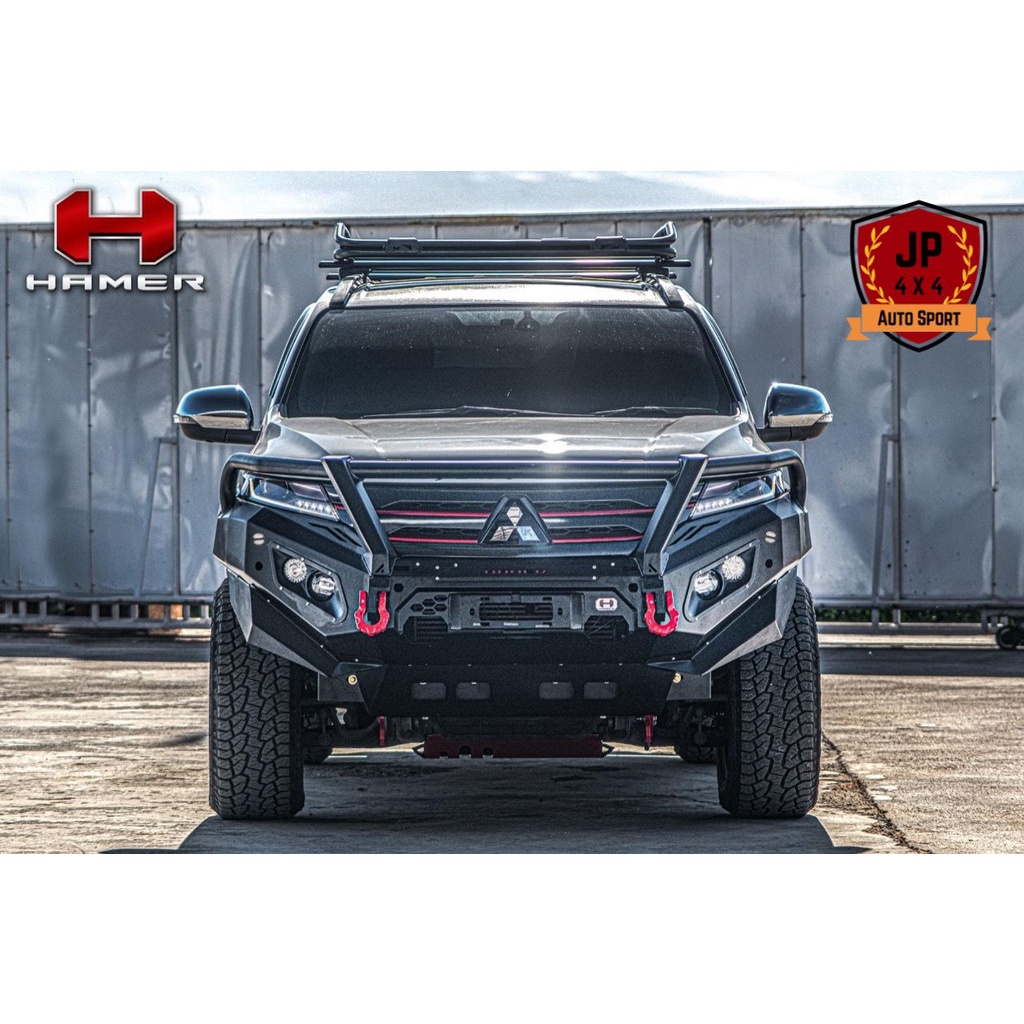 Jual bumper depan Front bumper HAMER with loop pajero sport 2020 up ...