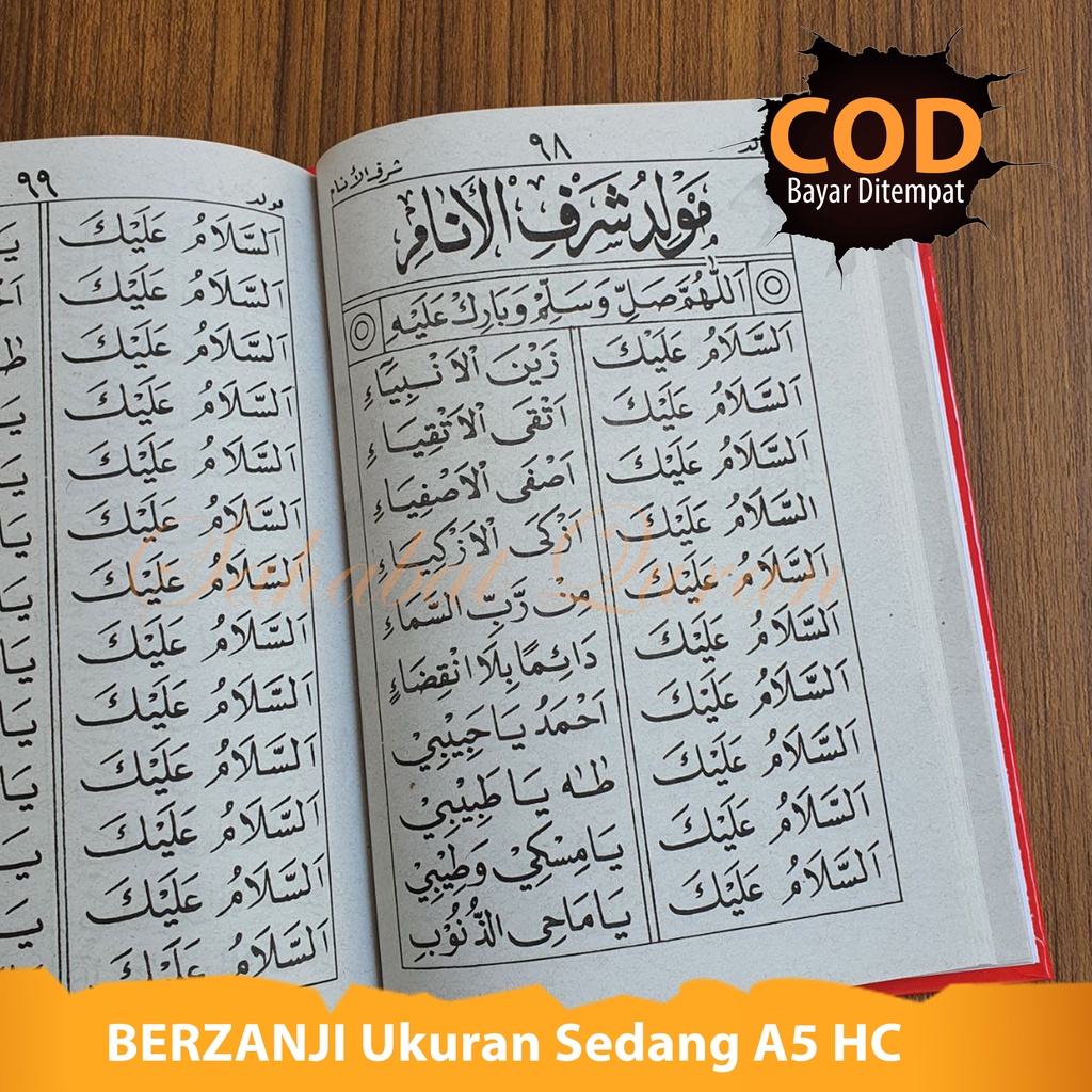 Jual Kitab Maulid Berzanji Diba Kumpulan Sholawat Shalawat Rawi Majmu ...