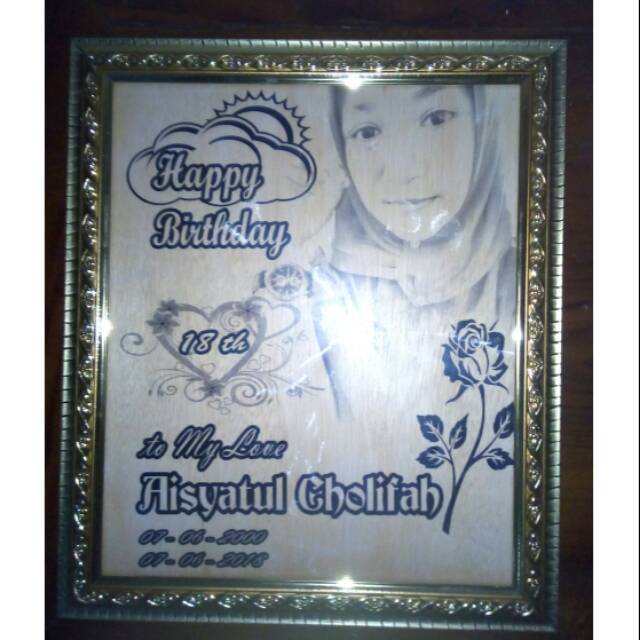 Jual Trasfer foto ke kayu + pigora 10R | Shopee Indonesia