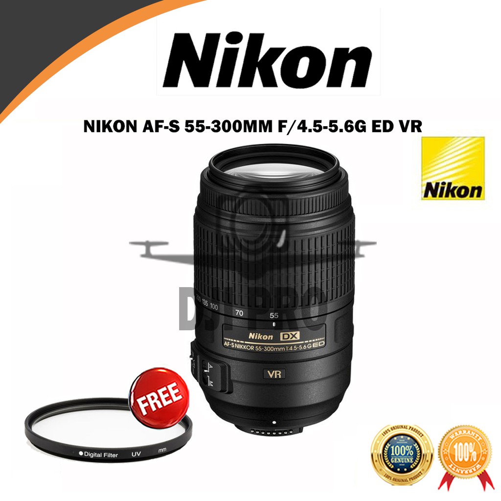 LENSA NIKON AF-S 55-300MM