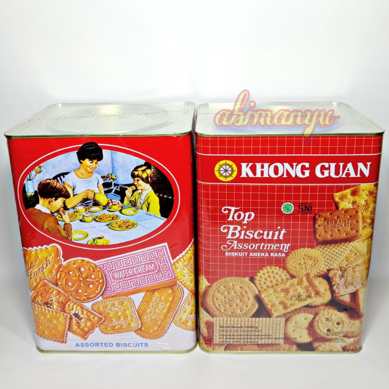Jual biskuit khong guan kaleng besar 1600 gram top