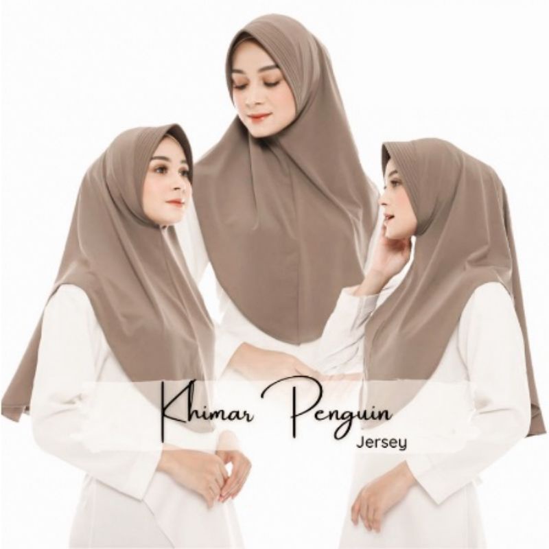 Jual Bergo Hamidah Oval Hijab Pinguin Kerudung Olahraga Seragam Sekolah ...