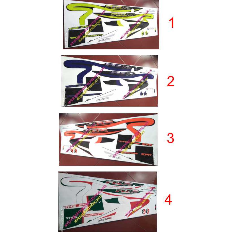 Jual Stiker / Striping YAMAHA FIZ R Caltech | Shopee Indonesia