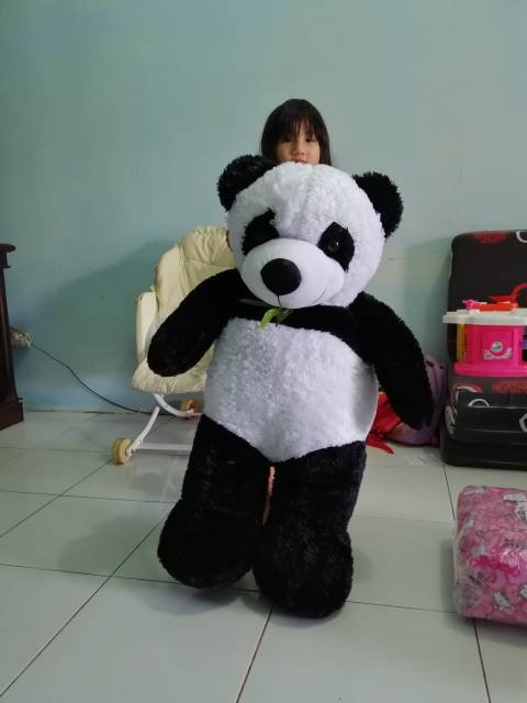 Jual Boneka panda super jumbo 100cm | Shopee Indonesia