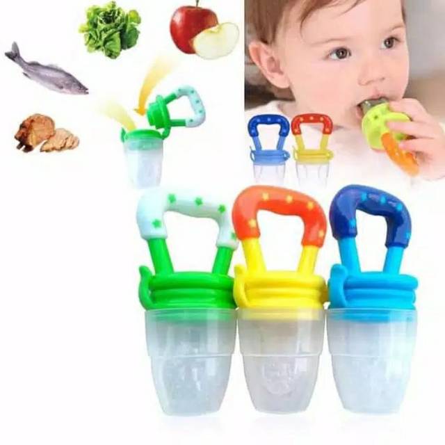 Jual Food Feeder Baby Dot Makan Buah Bayi Silikon Food Grade High ...