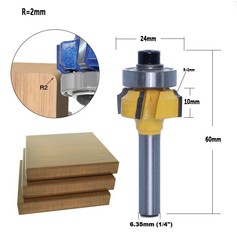 Jual Mata Profil Mata ROUTER EDGING BIT 1/4
