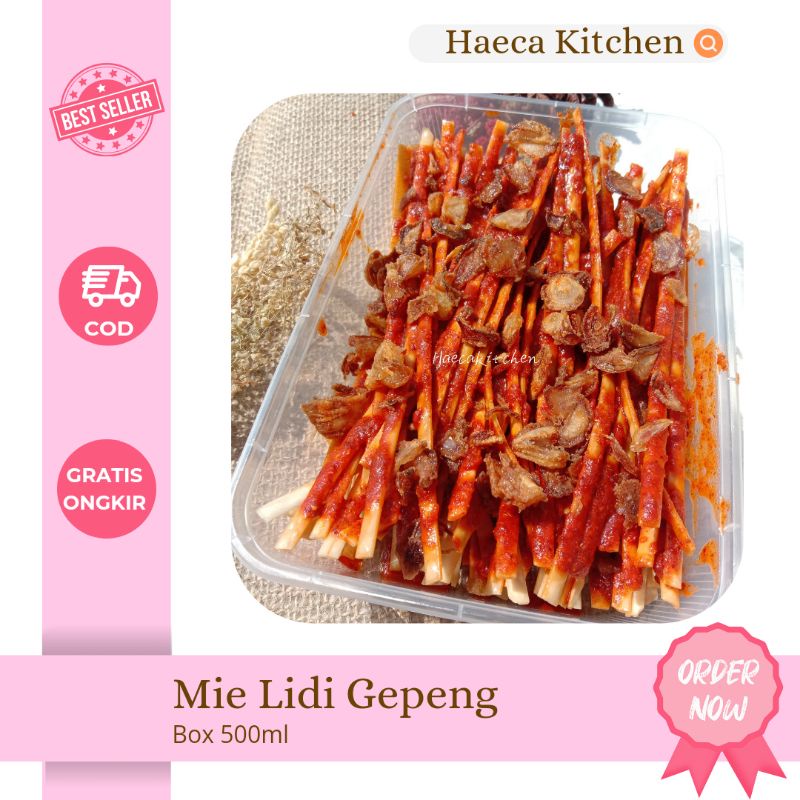 Jual Mie Lidi Gepeng Biting Box Pedas Asin Daun Bawang BBQ Jagung Manis ...