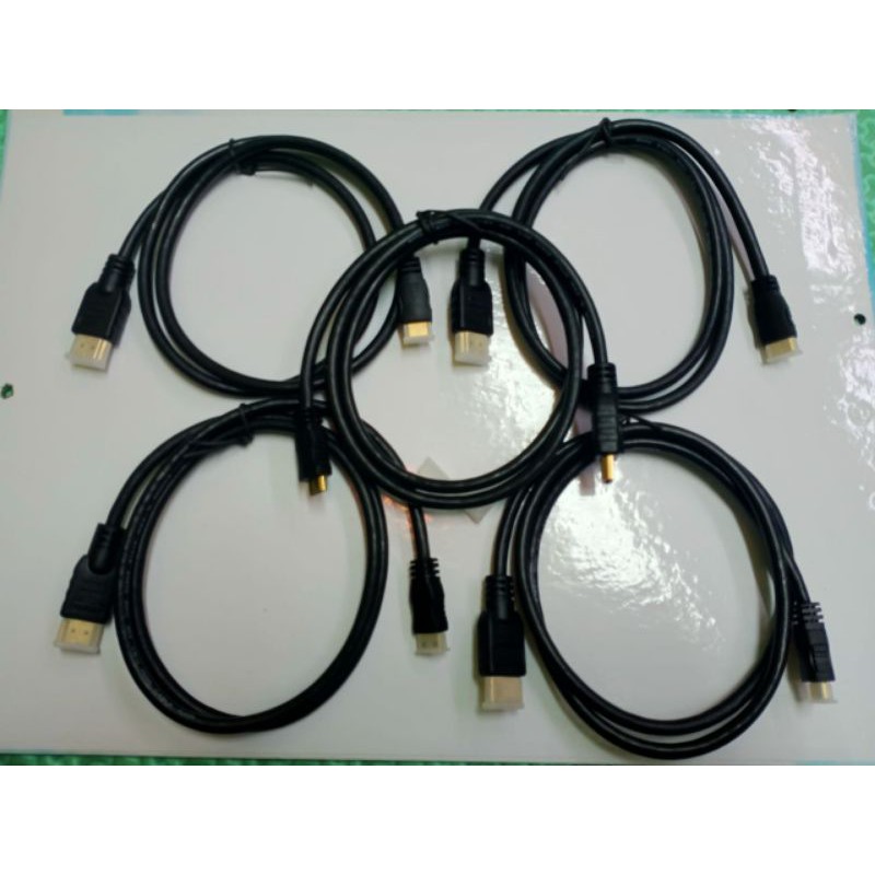 Jual kabel hdmi kamera nikon D90,D5500,D7000,D7100,D7200 (panjang 1 M
