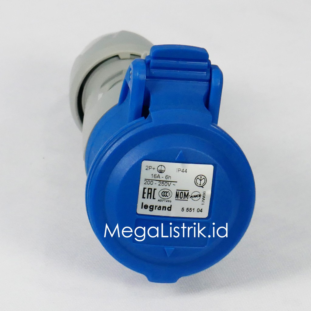 Jual LEGRAND STOP KONTAK INDUSTRIAL MOBILE 3 PIN 16A / SOCKET P17 ...