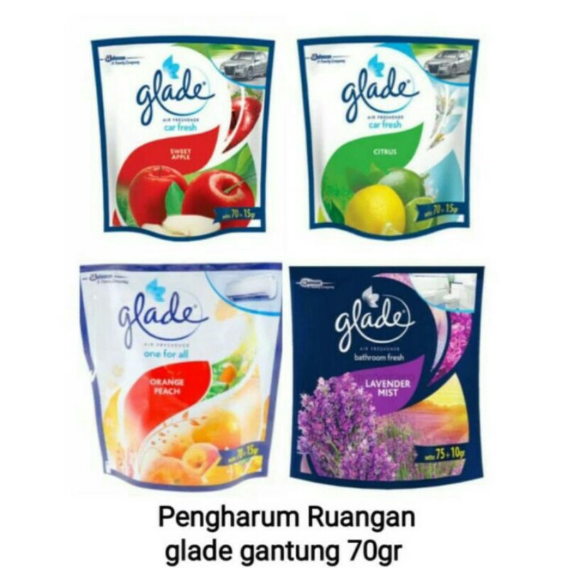 Jual pengharum ruangan glade gantung 70+10gr Shopee Indonesia