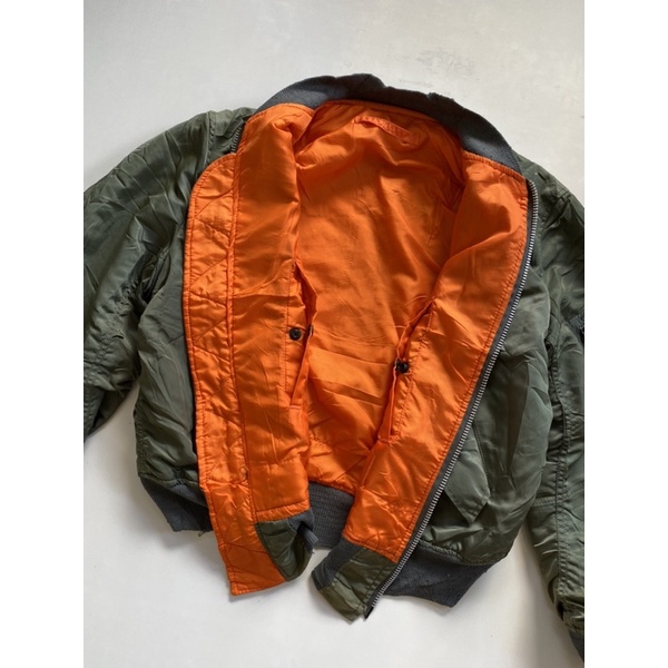 90s ALPHA INDUSTRIES ma-1 ，Made in USA Alpha Industries 90S Ma-1