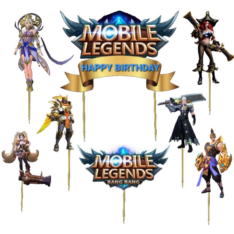 Jual Topper Cake/Cupcake Tambah Nama, Hiasan Kue Ulang Tahun, Motif