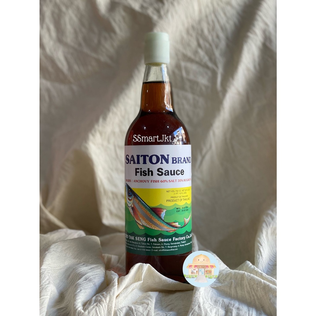 Jual Kecap Ikan Mrek Saiton / Fish Sauce Saiton Brand Thailand 750ml