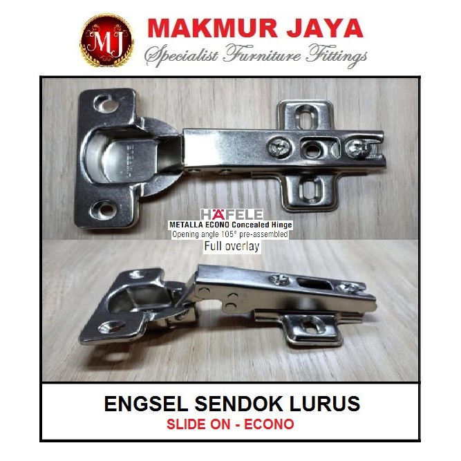 Jual Engsel Sendok Standar Econo Hafele Slide On Lurus Shopee Indonesia