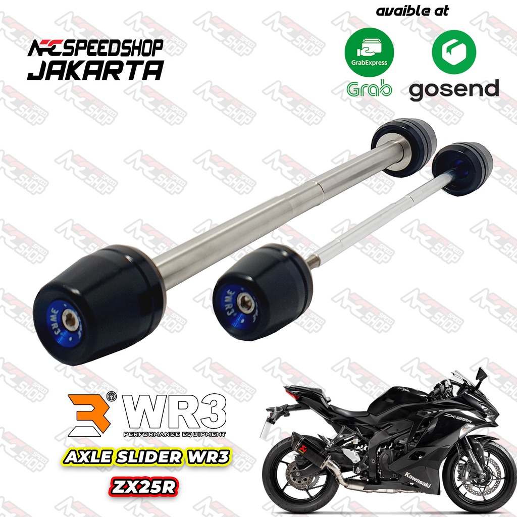 Jual Axle Slider / As Roda WR3 Kawasaki ZX25R ZX 25R | Shopee Indonesia