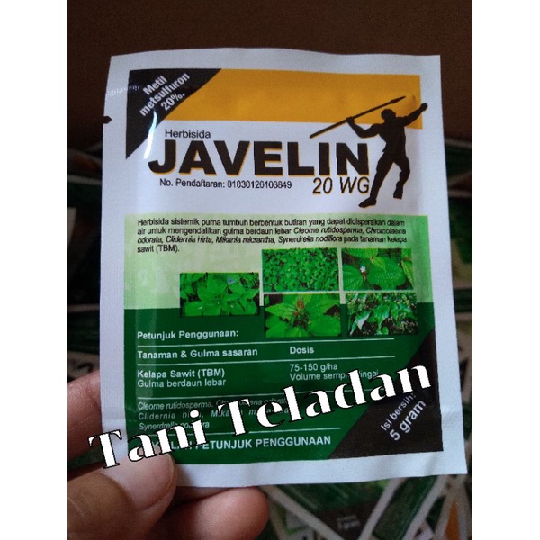 Jual Herbisida JAVELIN 20 WG, Herbisida Javelin, Metil metsulfuron 20