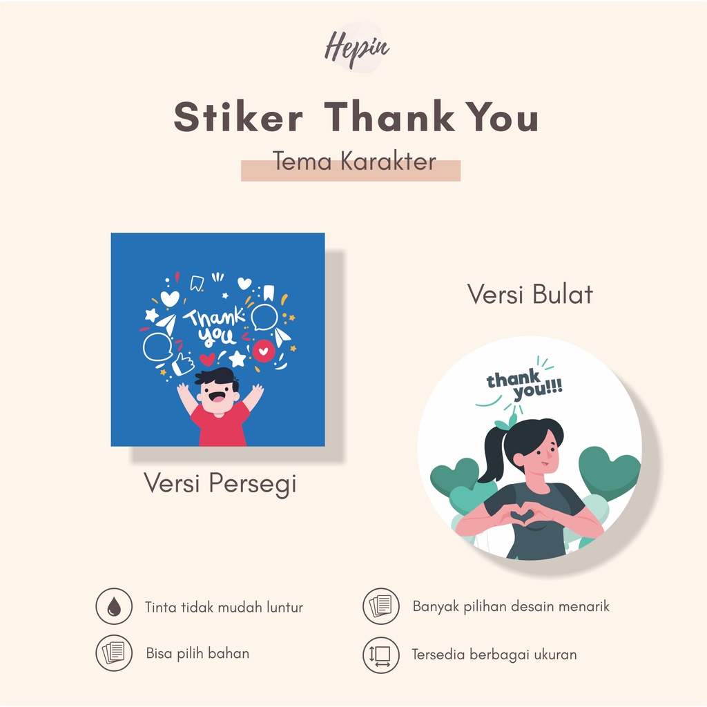 Jual bisa request desain/stiker than kyou edisi KARAKTER/murah/stiker