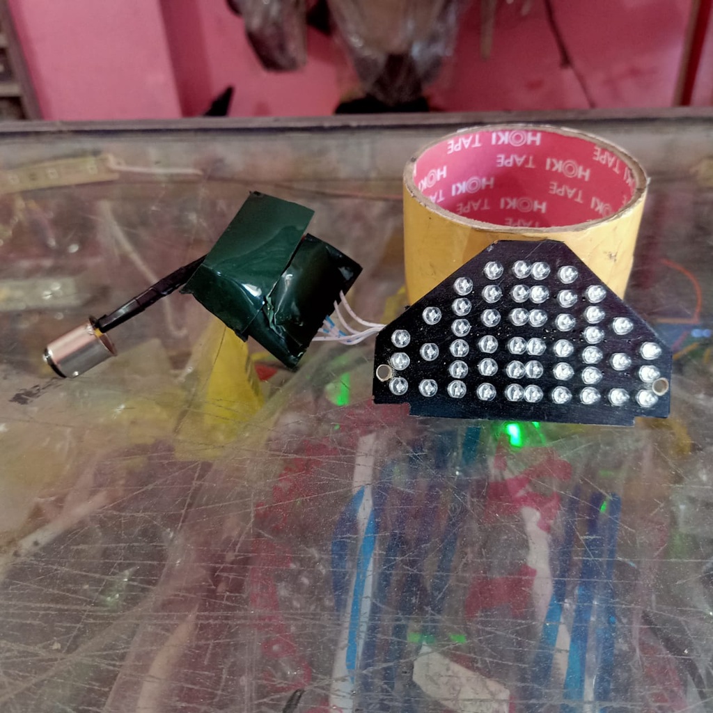 Jual LAMPU STOP LED CUSTOM 8 MODE OTOMATIS BEAT STREET/ESP 2018