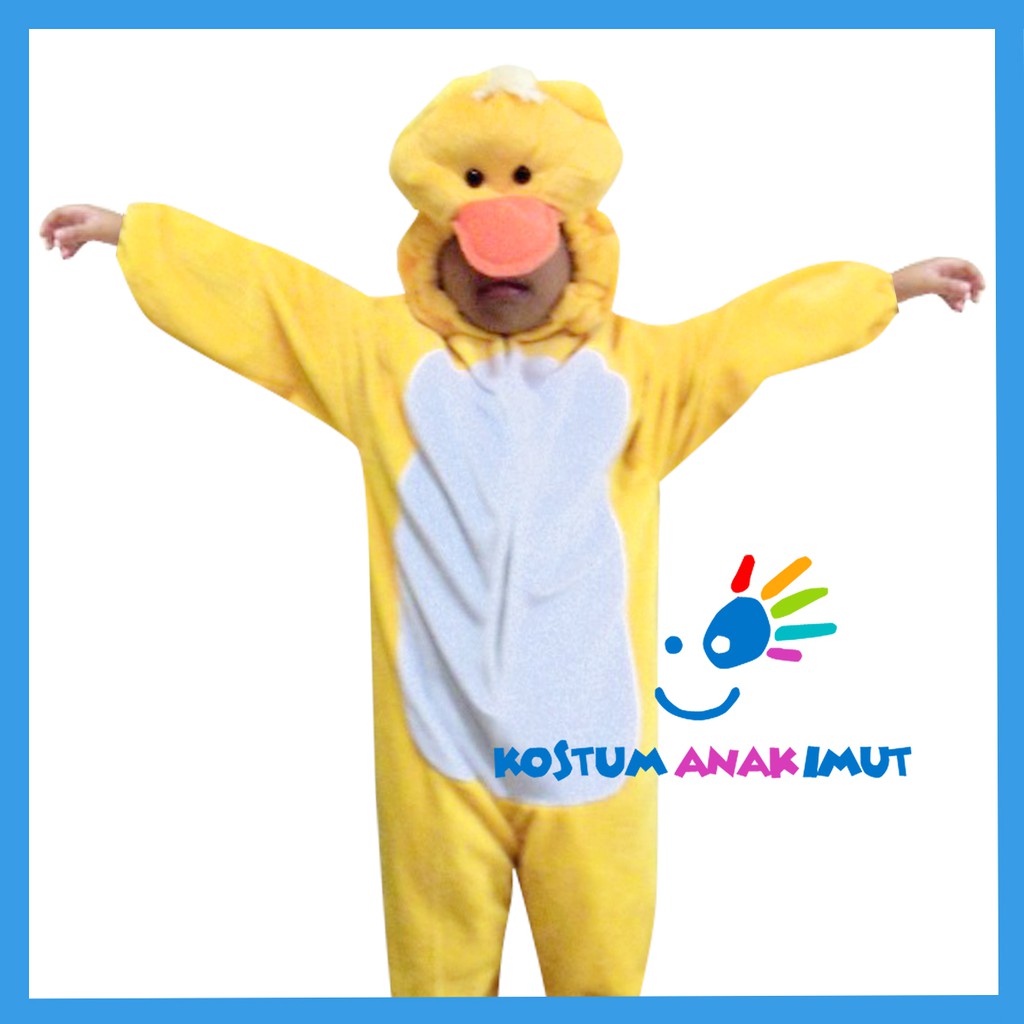 Jual KOSTUM BINATANG BEBEK - BAJU KOSTUM BEBEK ANAK - KOSTUM KARAKTER