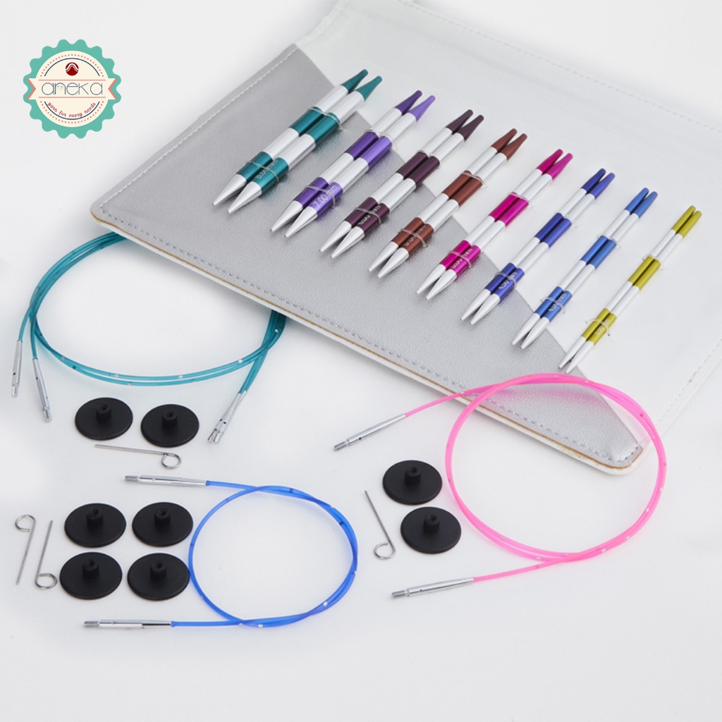 Jual KNITPRO Smartstix - Alat / Jarum Rajut Interchangeable Needle Set ...