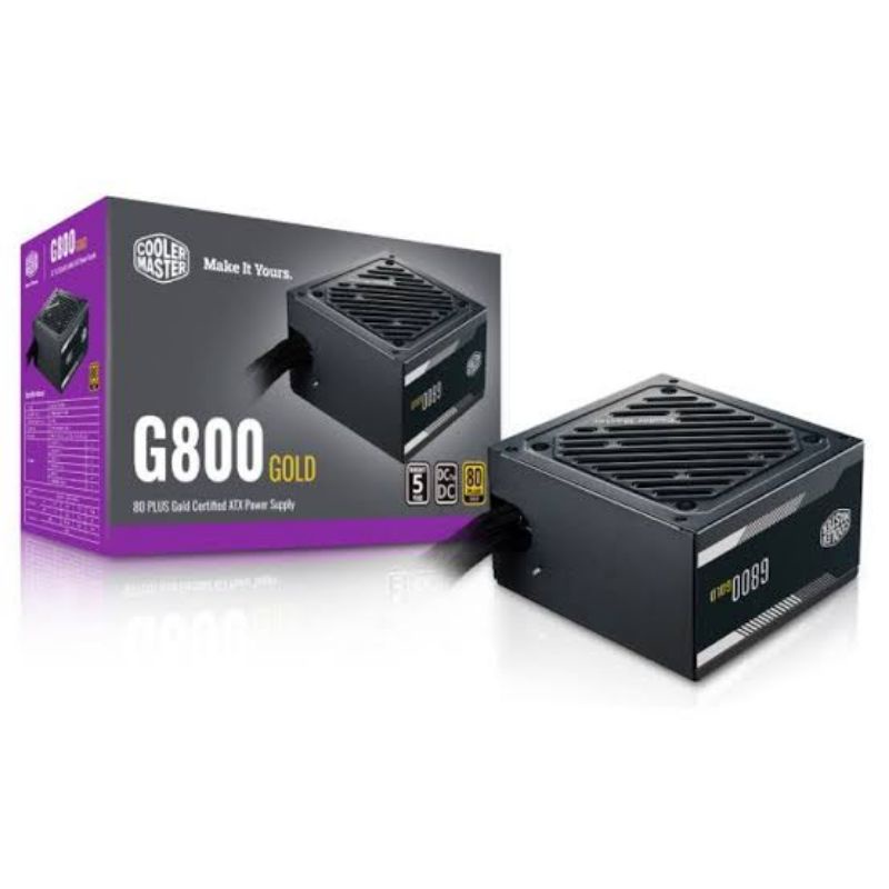 Jual Power Supply Cooler Master G800 GOLD PSU 800W 80+ Gold 800 Watt