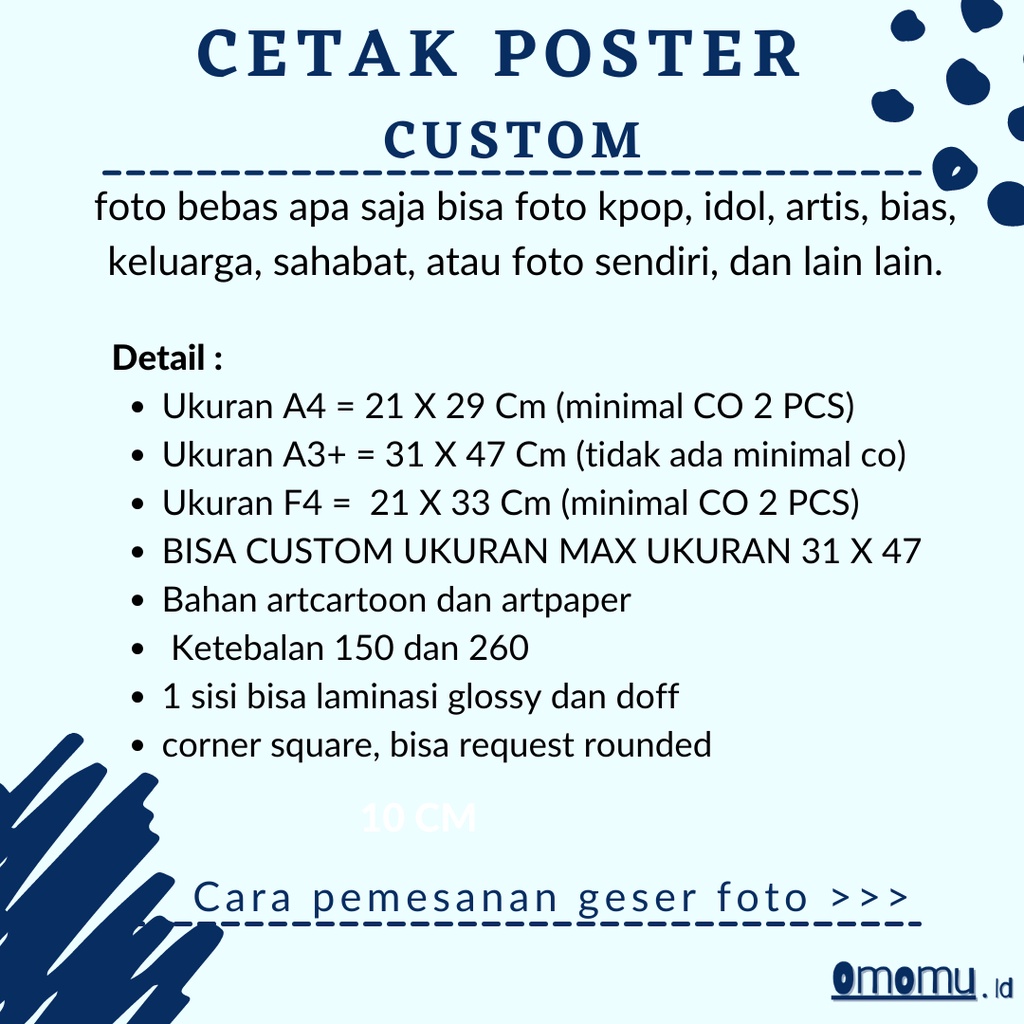 Jual POSTER CUSTOM - CETAK POSTER CUSTOM - CETAK POSTER KPOP - CETAK ...