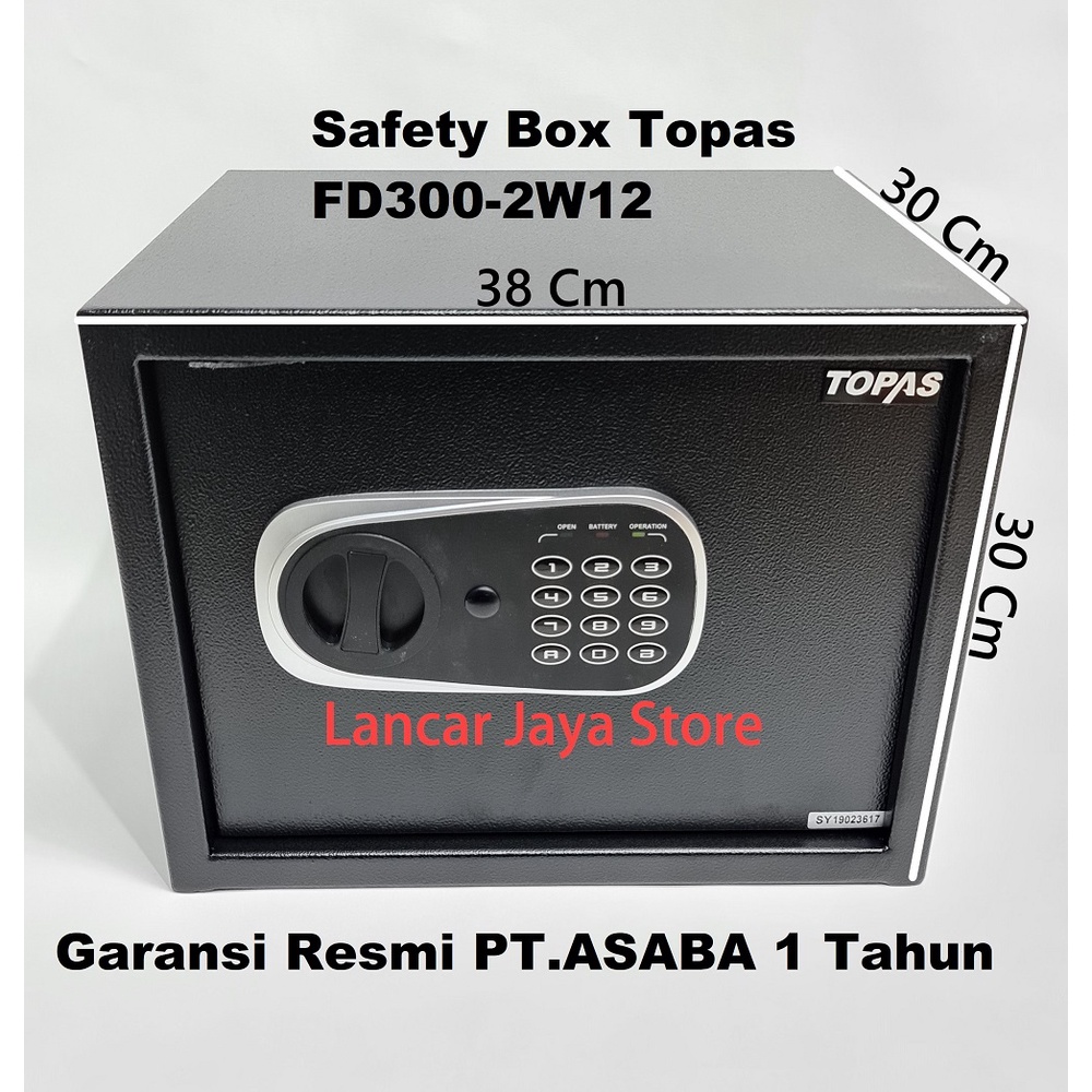 Jual Safety Box Safe Deposit Box Cash Box Brankas Digital Topas Fd