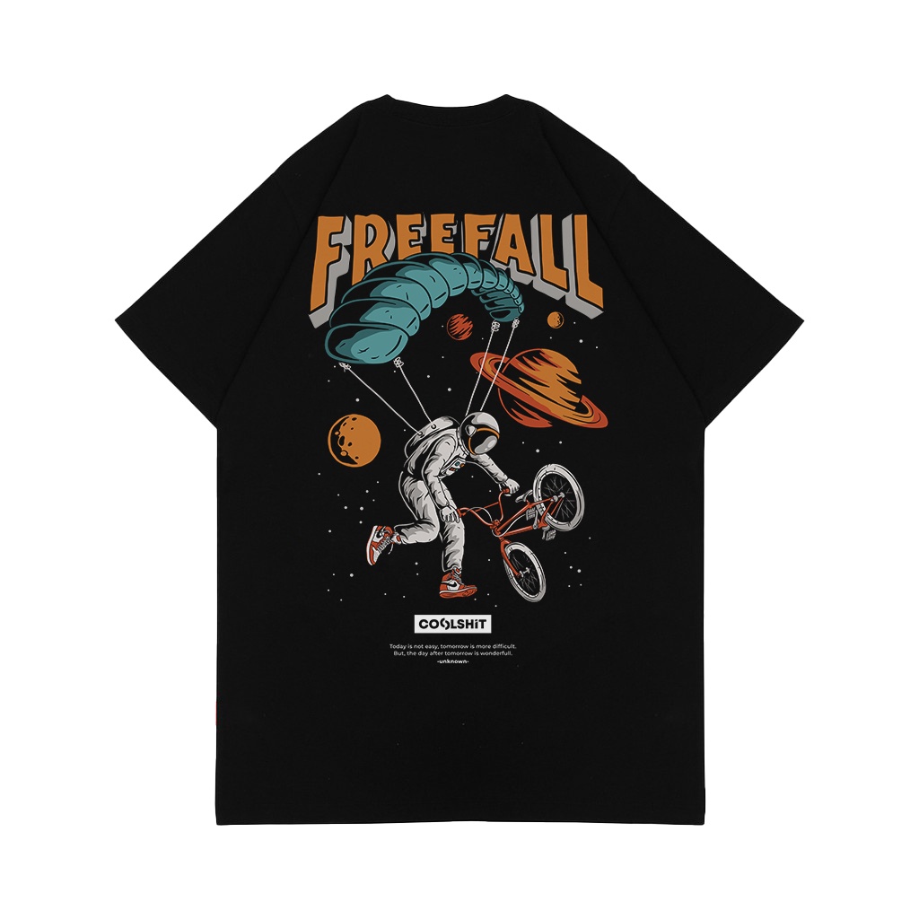 Jual Coolshit T-Shirt - Freefall - Black | Shopee Indonesia