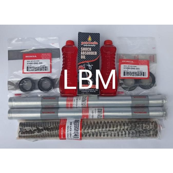 Jual Paket As Shock Plus Seal Oli Per Shock Depan Beat Vario Karbu Shopee Indonesia