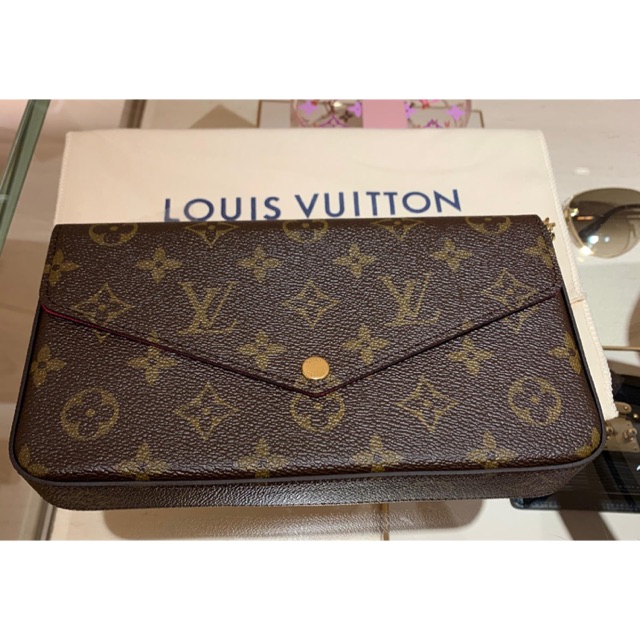 Jual lxxis vuitton felicie gm mng fuchs ORIGINAL BARU di lapak