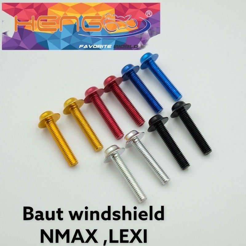 Jual BAUT PROBOLT VISOR WINDSHIELD NMAX AEROX LEXI PCX BAUT VISOR CNC