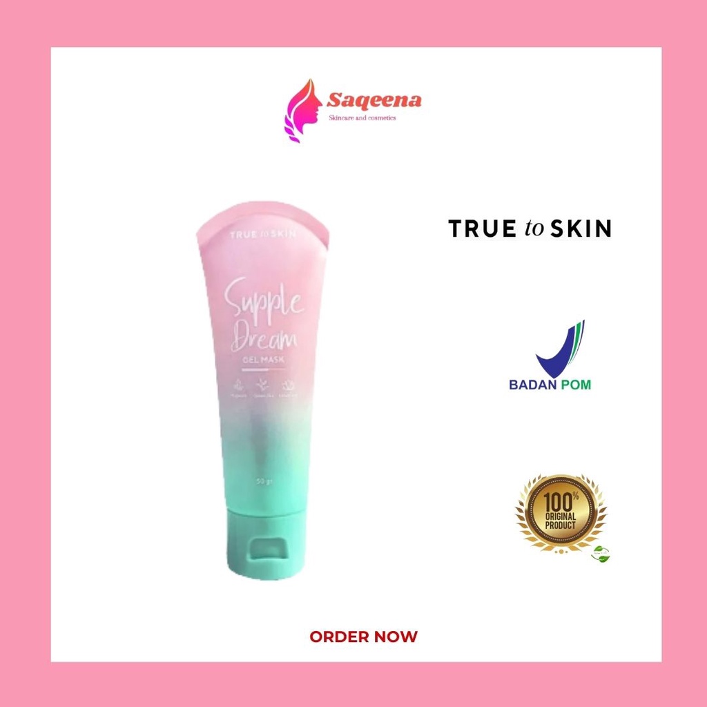 Jual True to Skin - Supple Dream Gel Mask (Mugwort, Green Tea, Lotus ...