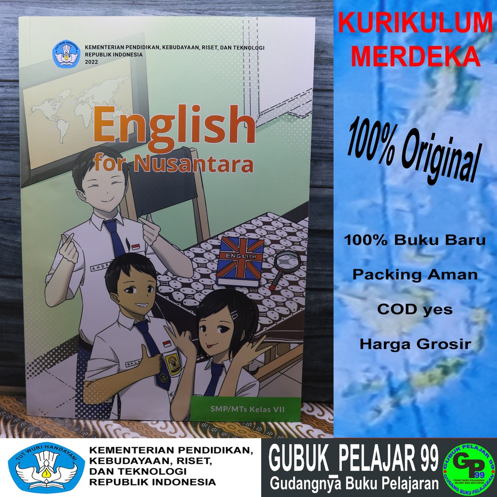 Jual Buku Paket Siswa English For Nusantara Bahasa Inggris Untuk Smpmts Kelas 7 Kurikulum 6379