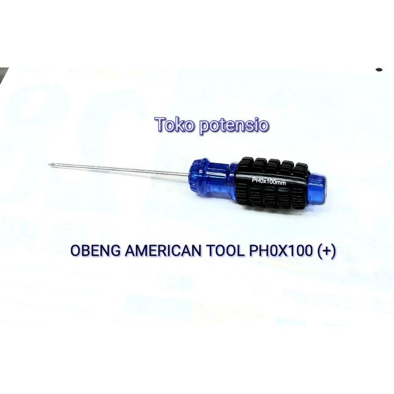 Jual OBENG KARET AMERICAN TOOL PH0X100(+) Shopee Indonesia