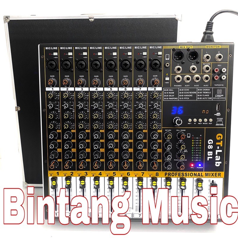 Jual Mixer gt lab by rdw 8 channel original RDW Gt lab 8 free koper